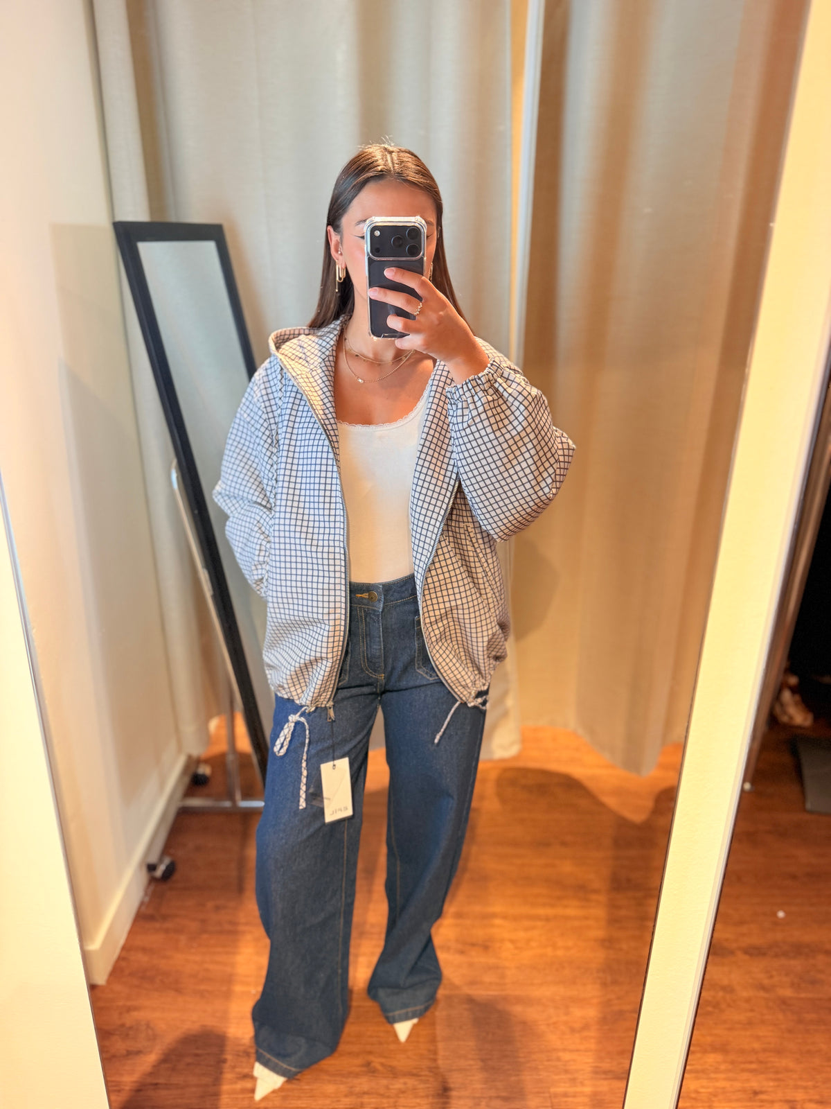 Veste à carreaux