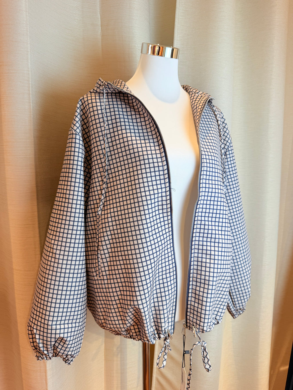 Veste à carreaux
