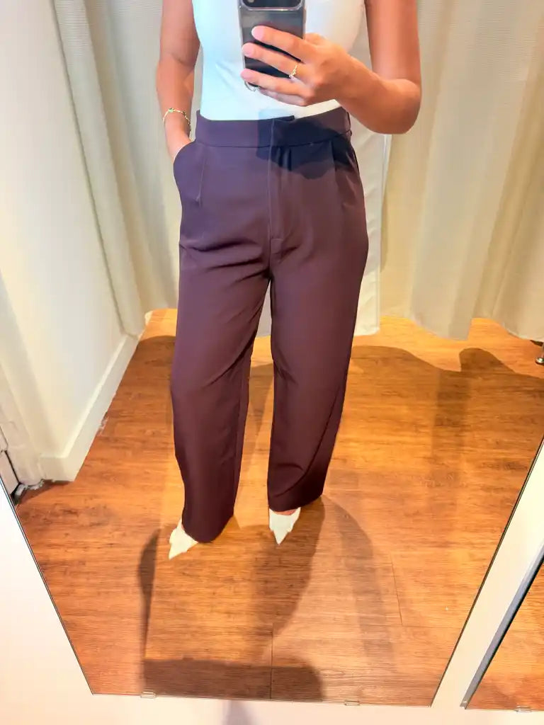Pantalon Taille Haute