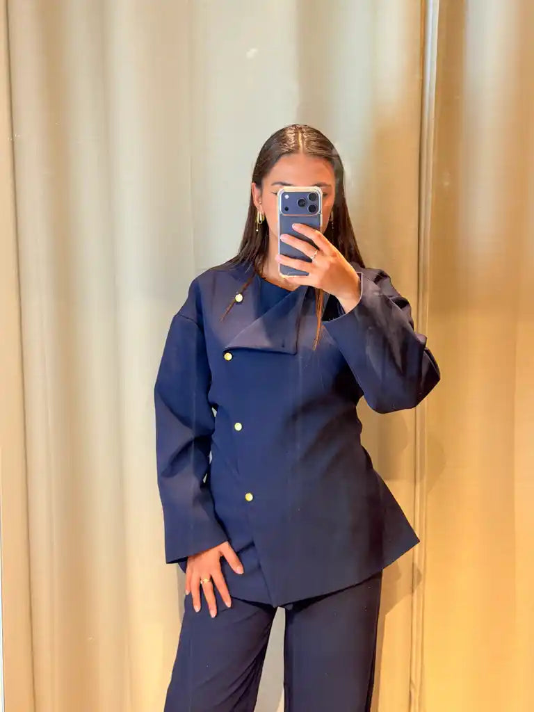 Veste Oversize à ceinture