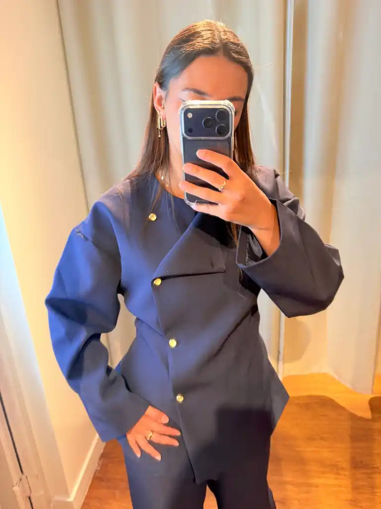 Veste Oversize à ceinture