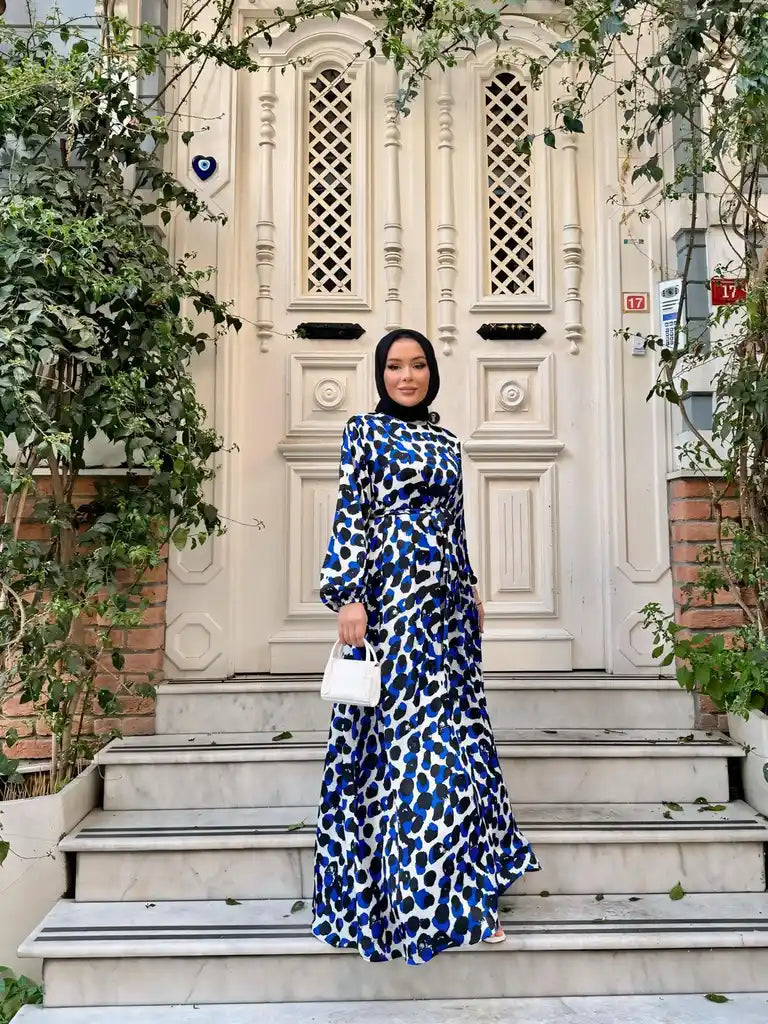 robe  satiné