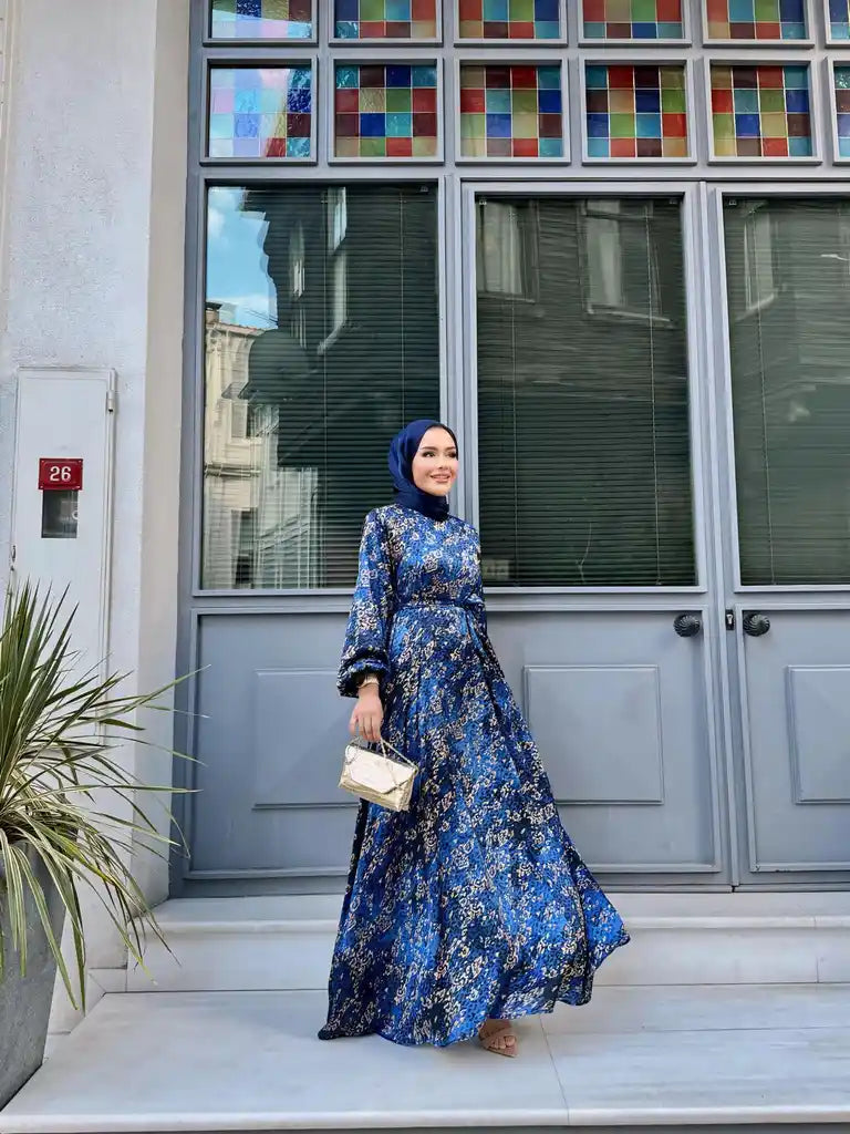 robe  satiné